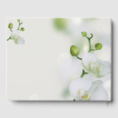 Soft Elegante Orchid Gästebuch (Rückseite)