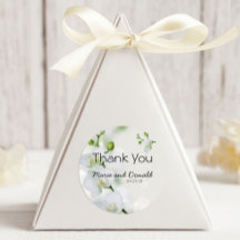 Soft Elegante Orchid Klassischer Rundsticker