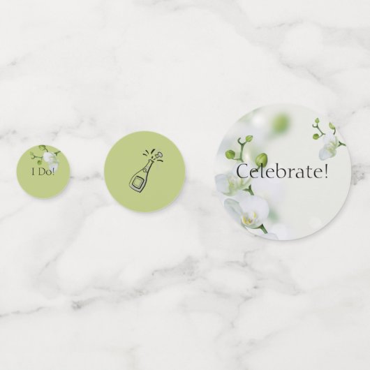 Soft Elegante Orchid Konfetti (Rückseiten)