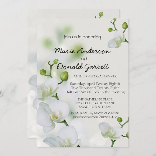 Soft Elegante Orchid Probe Dinner (Vorne/Hinten)