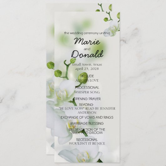 Soft Elegante Orchid Programm (Vorne/Hinten)