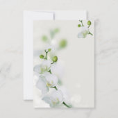 Soft Elegante Orchid RSVP Karte (Rückseite)