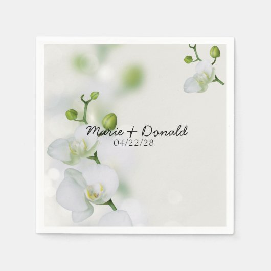 Soft Elegante Orchid Serviette (Vorderseite)