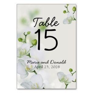 Soft Elegante Orchid Tischnummer
