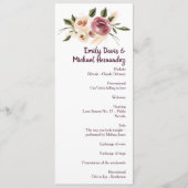 Soft Elegante Rose Burgundy Cream Frame Programm (Vorderseite)