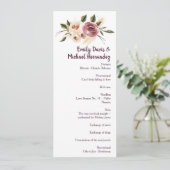 Soft Elegante Rose Burgundy Cream Frame Programm (Stehend Vorderseite)