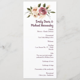 Soft Elegante Rose Burgundy Cream Frame Programm