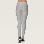 Soft Elevation Lines – White Base Leggings (Rückseite)