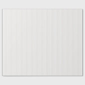 Soft-Elfenbein und weiße Strippendusche Geschenkpapier (Flach)