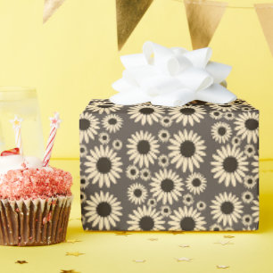 Soft Empress Florals Braun Empress Geschenkpapier