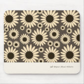 Soft Empress Florals Braun Mousepad (Vorne)