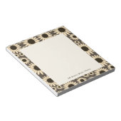 Soft Empress Florals Braun Notizblock (angewinkelt)