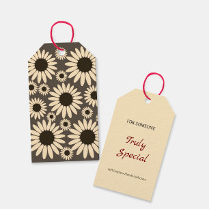 Soft Empress Florals Braune Kaiserin Geschenkanhänger