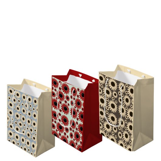  Soft Empress Florals Brown Empress Mittlere Geschenktüte