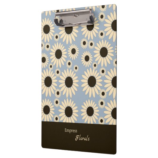  Soft Empress Florals Radiant Empress Klemmbrett (Links)