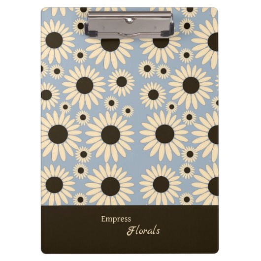 Soft Empress Florals Radiant Empress Klemmbrett (Vorderseite)