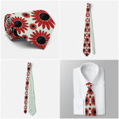 Soft Empress Florals Samt Krawatte