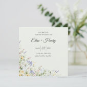 Soft English Garden Save the Date (Stehend Vorderseite)