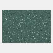 Soft Evergreen Gingham Monogram Geschenkpapier Set (Vorderseite 2)