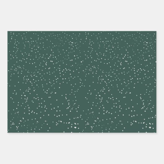 Soft Evergreen Gingham Monogram Geschenkpapier Set (Vorderseite 2)