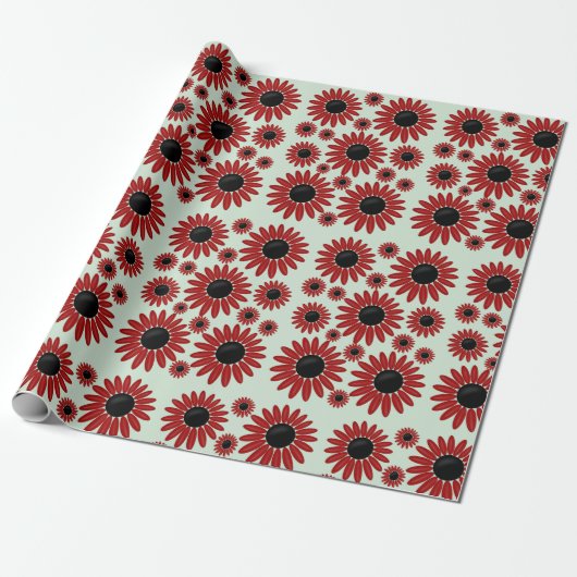 Soft Express Florals Samt Geschenkpapier (Ungerollt)