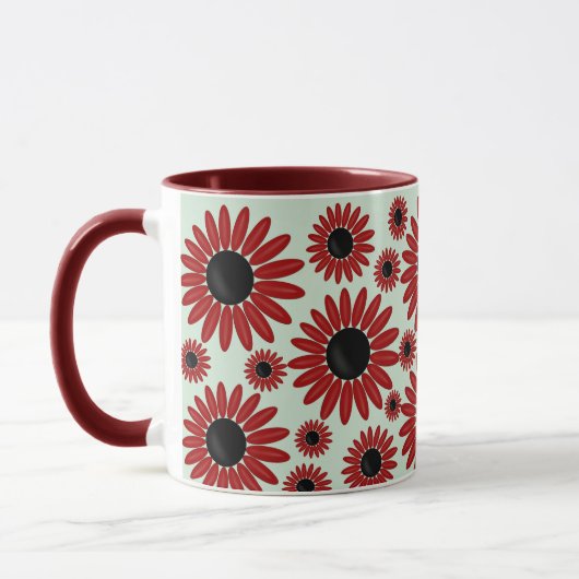 Soft Express Florals Samt Tasse (Links)