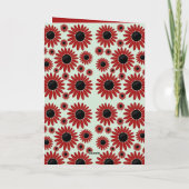 Soft Express Florals Velvet Birthday Karte (Rückseite)