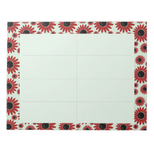 Soft Express Florals Velvet Notizblock