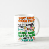 Soft Fabric Warm Fabric Buy It By The Yard Quiltin Kaffeetasse (VorderseiteRechts)