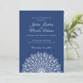 Soft Feather Dry Pampas Grass Mandala Wedding Einladung (Stehend Vorderseite)