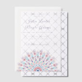 Soft Feather Dry Pampas Grass Mandala Wedding Pergament Einladungen (Versetzt (Einladung))