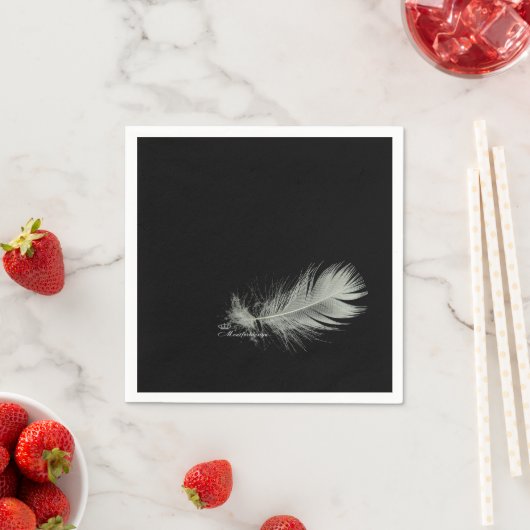 Soft Feather Elegance Serviette (Beispiel)