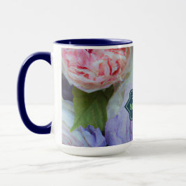 Soft & fett Multi-Blume personalisierte Mug Tasse