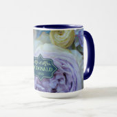 Soft & fett Multi-Blume personalisierte Mug Tasse (VorderseiteRechts)