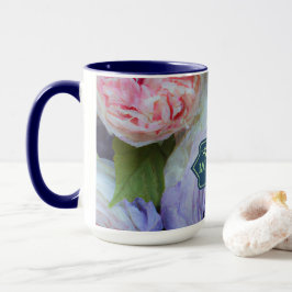 Soft & fett Multi-Blume personalisierte Mug Tasse
