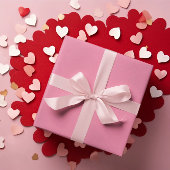 Soft Flamingo Pink Wrapping Paper Roll Geschenkpapier