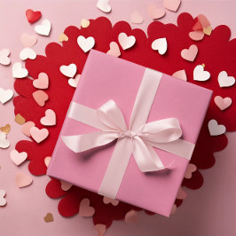 Soft Flamingo Pink Wrapping Paper Roll Geschenkpapier