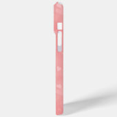Soft Floating Pink Hearts Custom Case-Mate iPhone Hülle (Rückseite / Links)