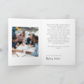 Soft Floral & Book-Themed Teacher Thank You Card Karte (Innenseite)