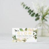 Soft Floral Candle Soja Melt Seife und DU-Boote Visitenkarte (Stehend Vorderseite)