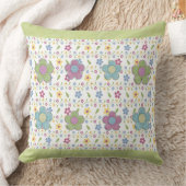 Soft Floral Digital-Blume Kissen (Decke)