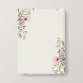 Soft Floral Elegance Case-Mate Button (Vorderseite)