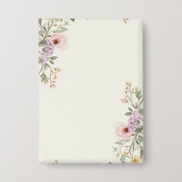 Soft Floral Elegance Case-Mate Button