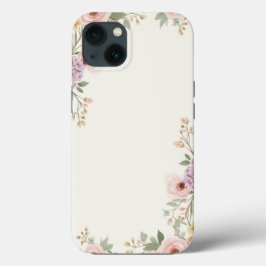 Soft Floral Elegance iPhone Case