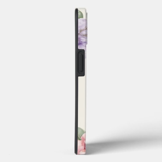 Soft Floral Elegance iPhone Case (Rückseite / Rechts)