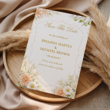 Soft Floral Elegant Announcement