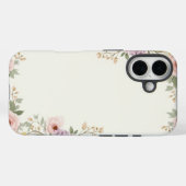 Soft Floral Elegante Case-Mate iPhone Hülle (Rückseite (Horizontal))