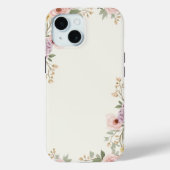 Soft Floral Elegante Case-Mate iPhone Hülle (Rückseite)