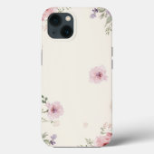 Soft Floral Elegante Case-Mate iPhone Hülle (Rückseite)