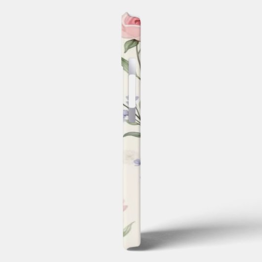 Soft Floral Elegante Case-Mate iPhone Hülle (Rückseite / Links)
